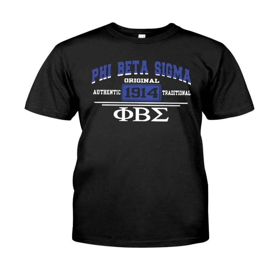 Phi Beta Sigma Original Authentic 1914 Shirt Classic T-Shirt By Vevotee Store