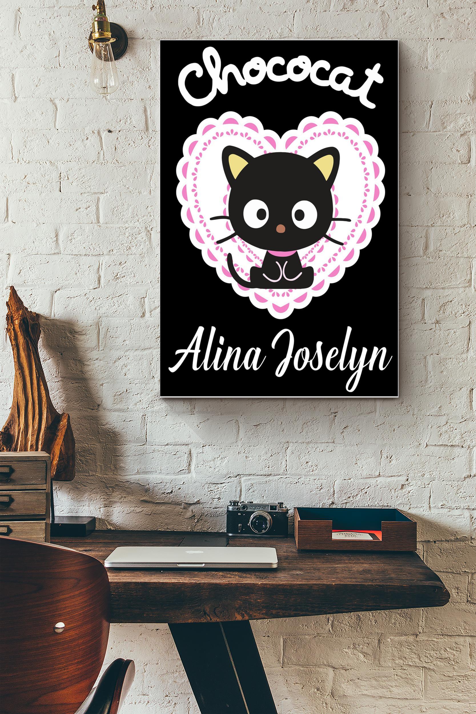 Chococat Poster – Animal Wall Art – Gift For Black Cat Fan, Puppy Lover, Cat Foster (Unframed) Poster