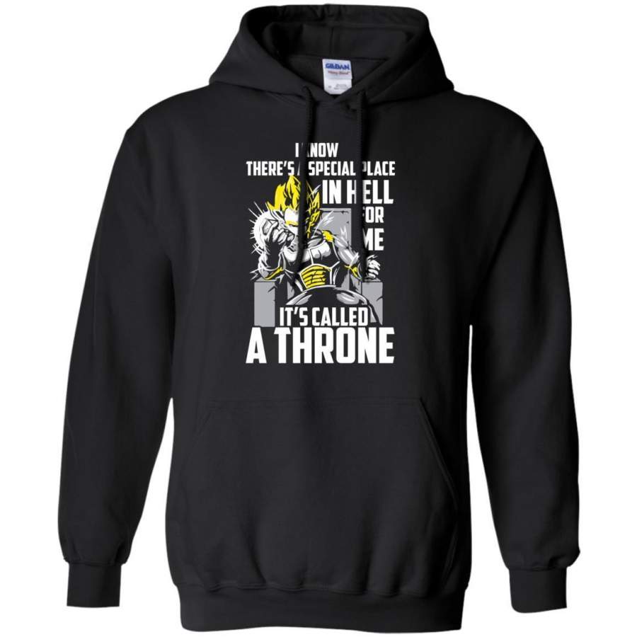 AGR Vegeta I Know There’s A Special Place In Hell Throne Shirt Hoodie