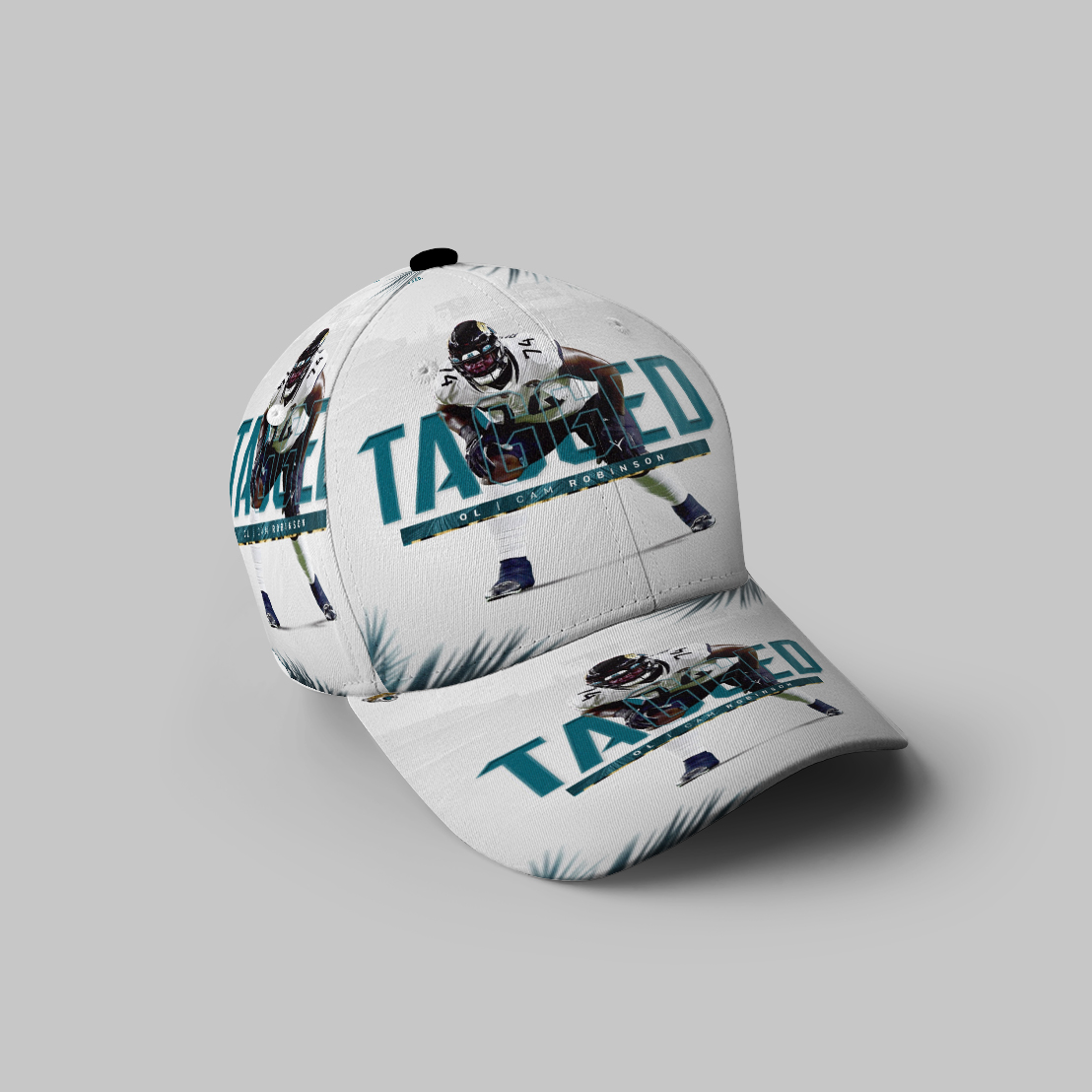 Jacksonville Jaguars Tagged Cam Robinson 3D Printing Baseball Cap Classic Hat