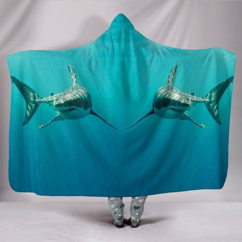 Shark Fish DDT300496 Hooded Blanket