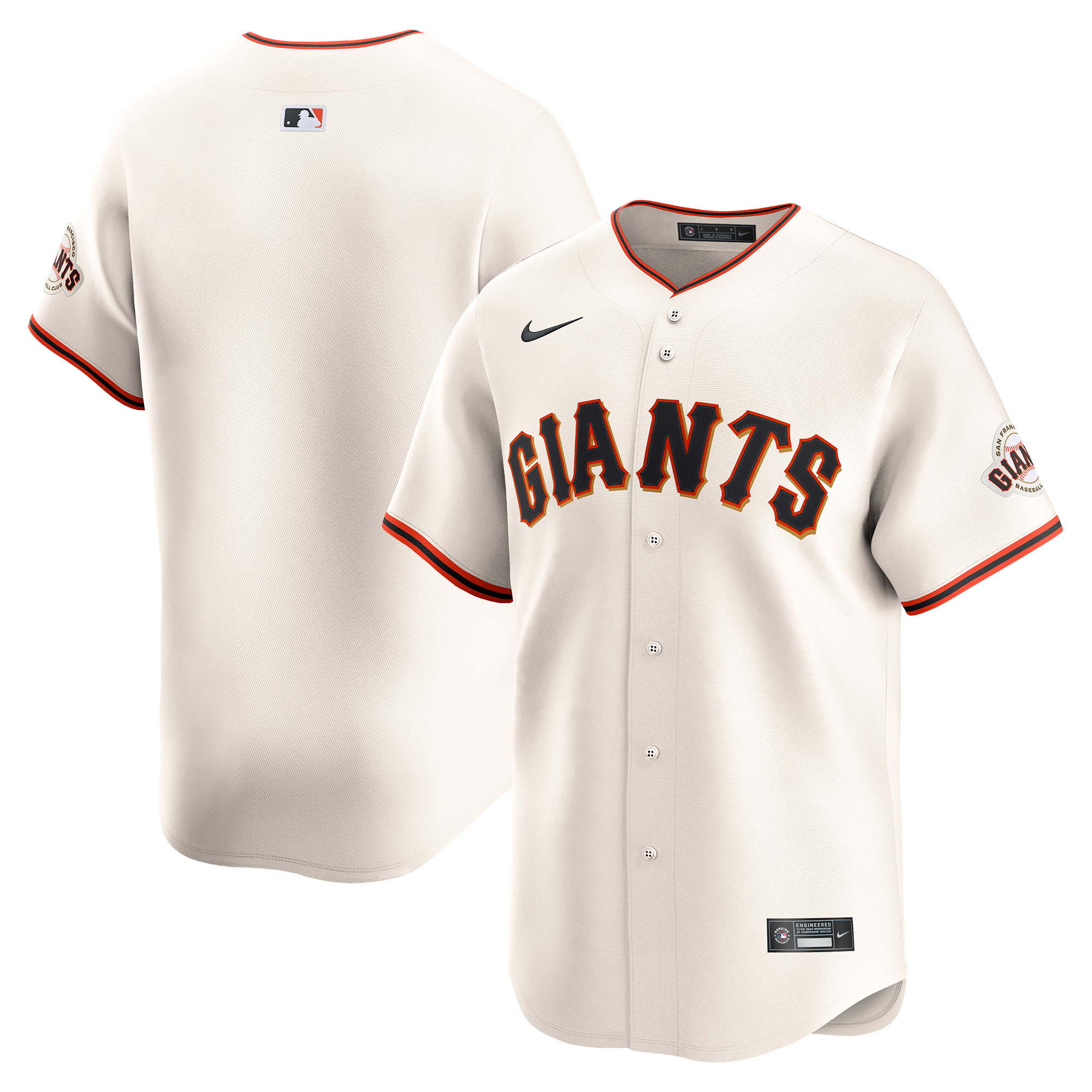 San Francisco Giants Home Limited Jersey – Cream