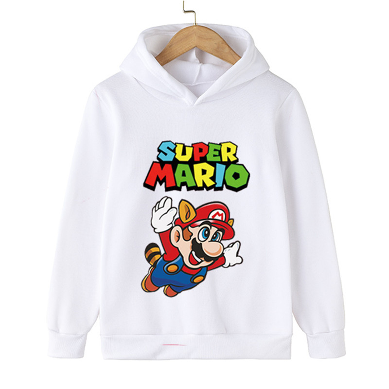 Anime Hoodies Oversized Children’s Long Sleeve Casual Sweatshirt Print Cotton Pullover Kid Boys and Girls Tops Autumn Clothes alx