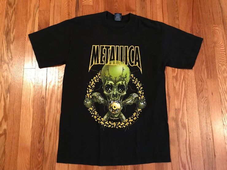 90S Insanely Rare Metallica No Leaf Clover Vintage Pushead Shirt