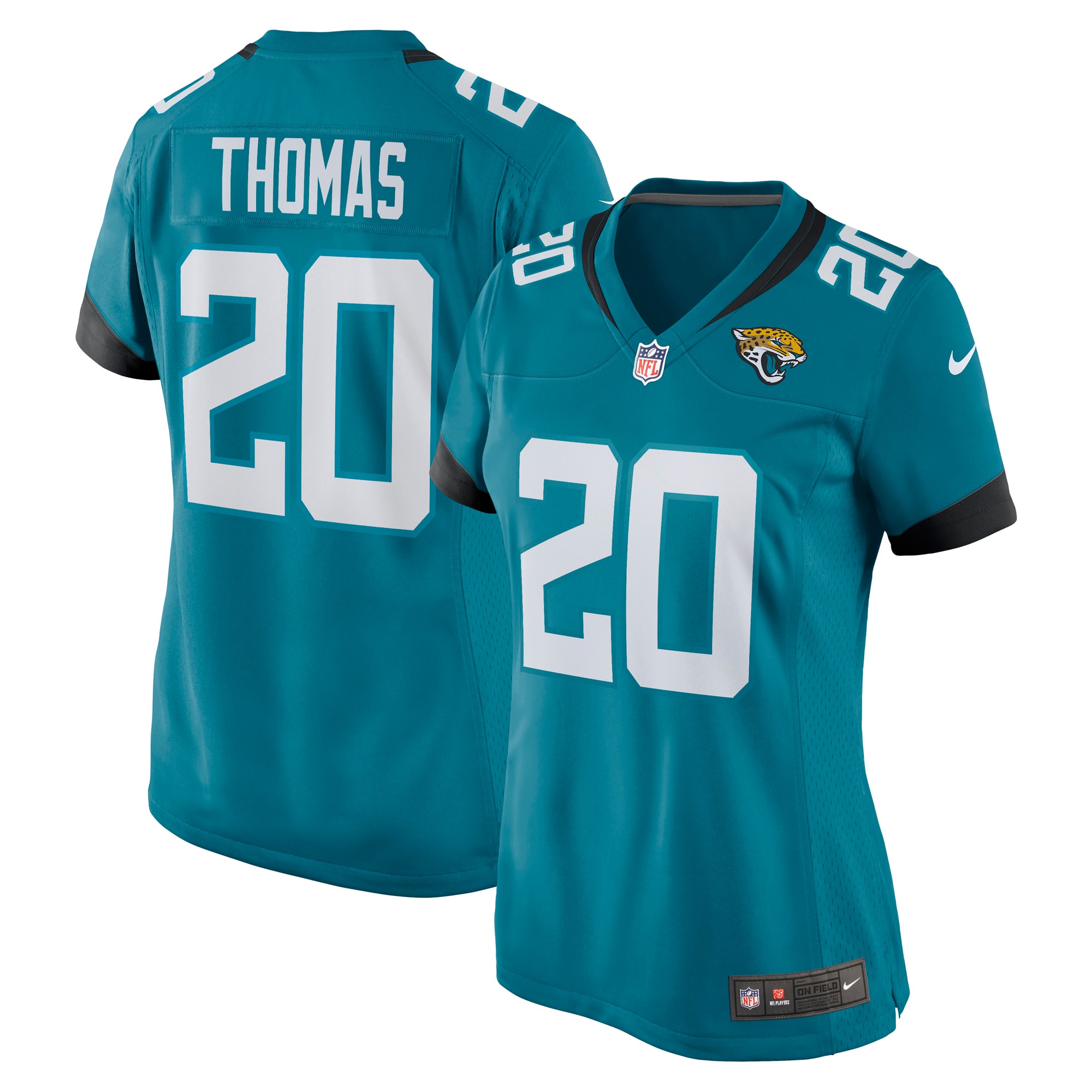 Women’s Jacksonville Jaguars Daniel Thomas Teal Game Jersey