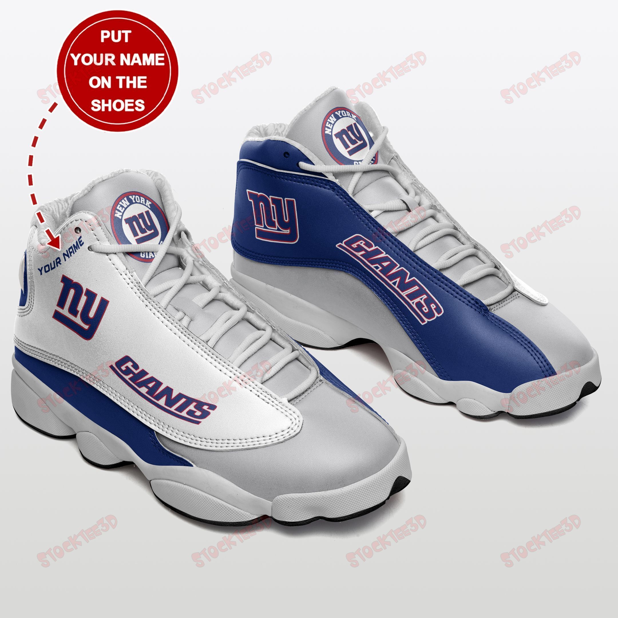 New York Giants Personalized Air Jd13 Sneakers 104