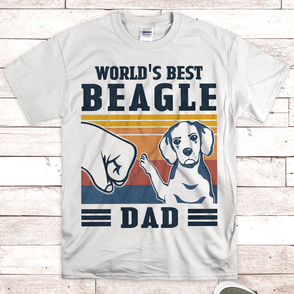 World’S Best Beagle Dad Shirt Gift For Dad M0402 Nh95