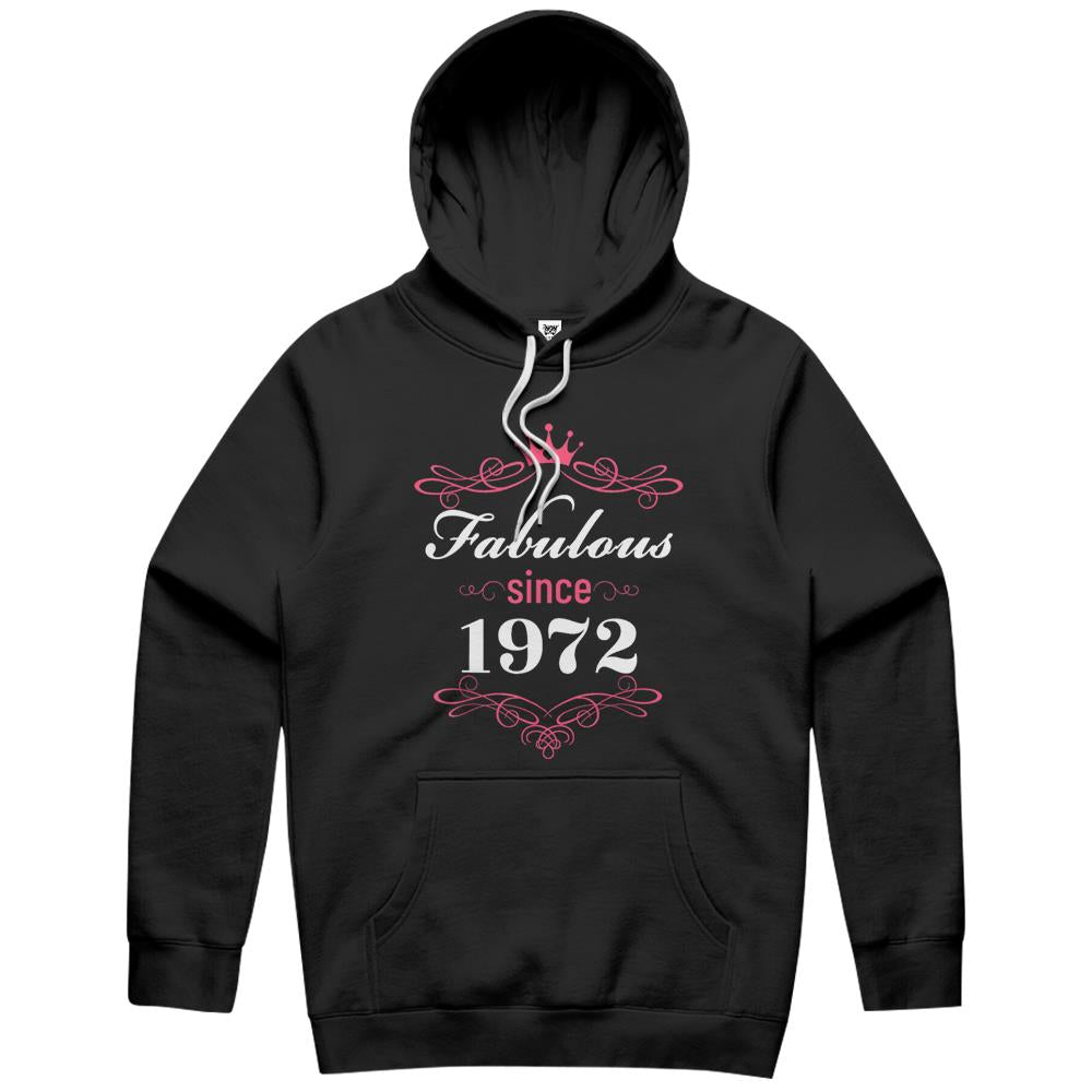 Fabulous Since 1972 50Th Birthday Shirt For Women Gift Hoodie