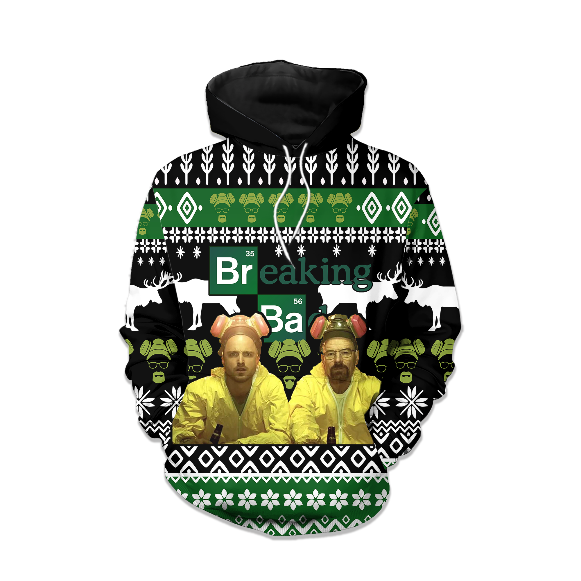 Breaking Bad Ugly Christmas Sweatshirt Hoodie All Over Printed Pf215