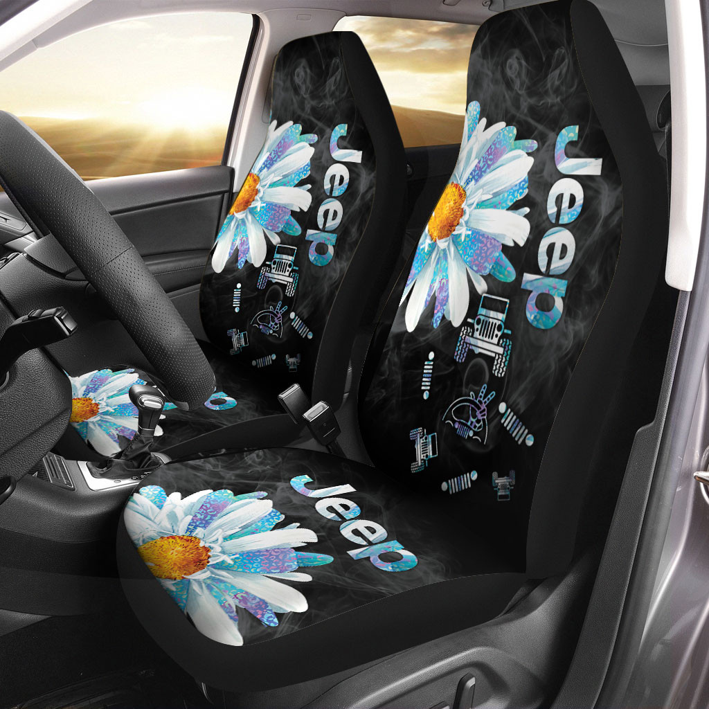 Jeep Daisy Flower Car Seat Cover #29722L