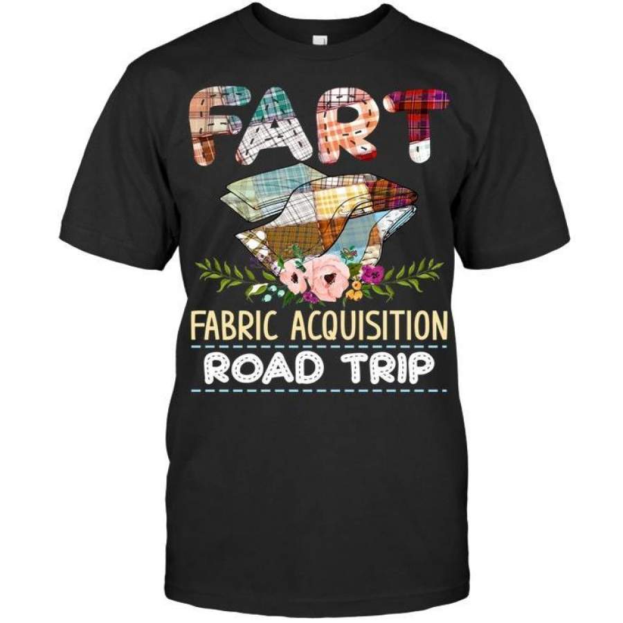 Quilting Fart Road Trip Cute Shirt Guys Tee