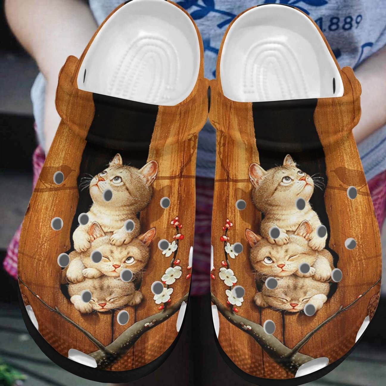 Cat Personalized Clog, Custom Name, Text, Color, Number Fashion Style For Women, Men, Kid, Print 3D Cute Cats