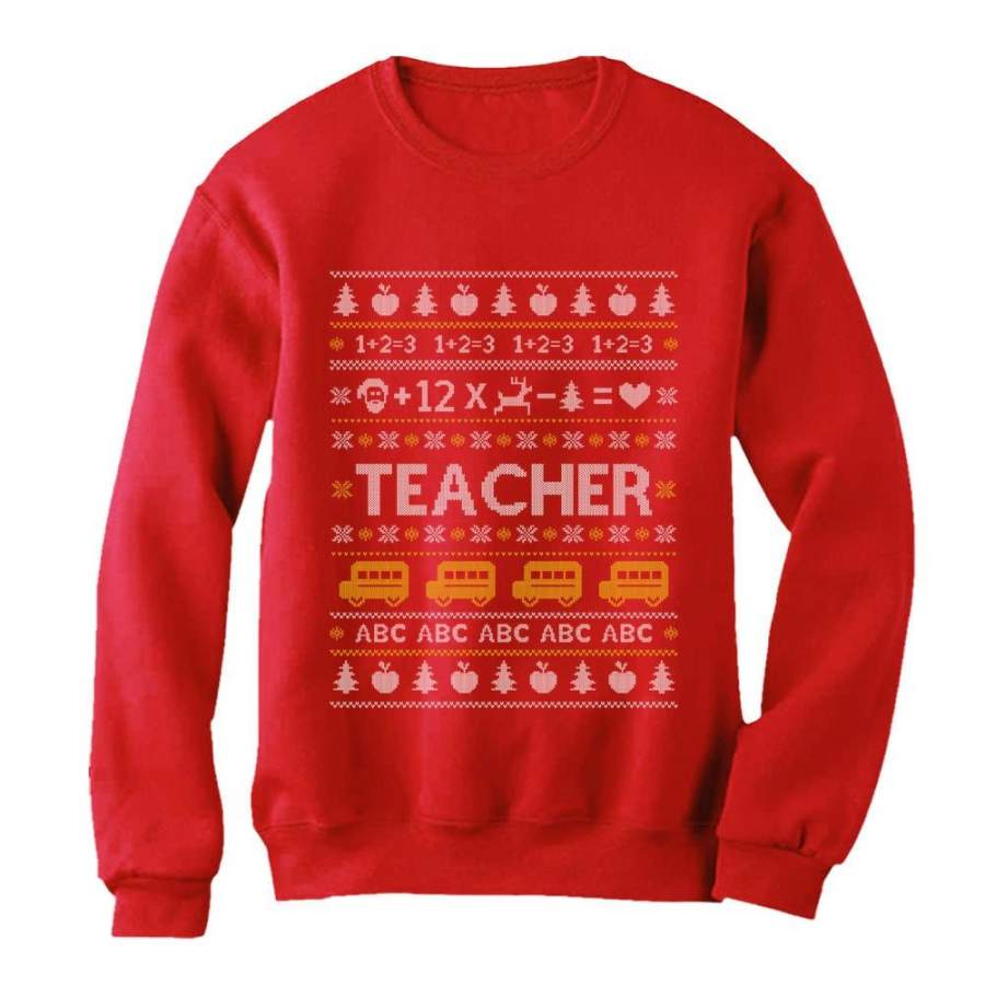 Teacher Ugly Christmas Women Sweatshirt