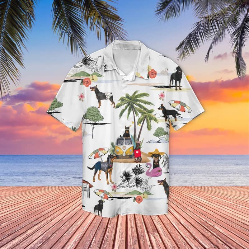 Felacia Unisex Beauceron Beach Hawaii Shirt Ha15873