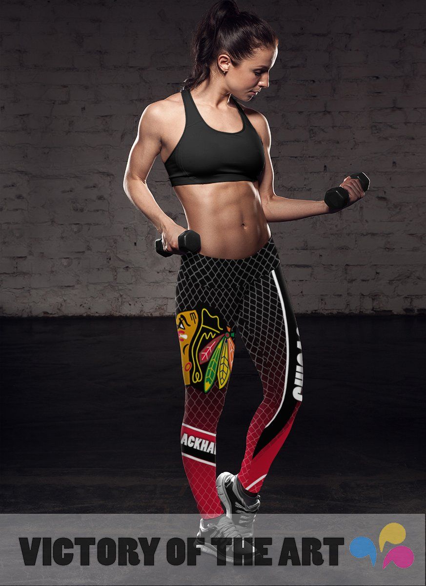 Colors of Artistic Chicago Blackhawks Leggings