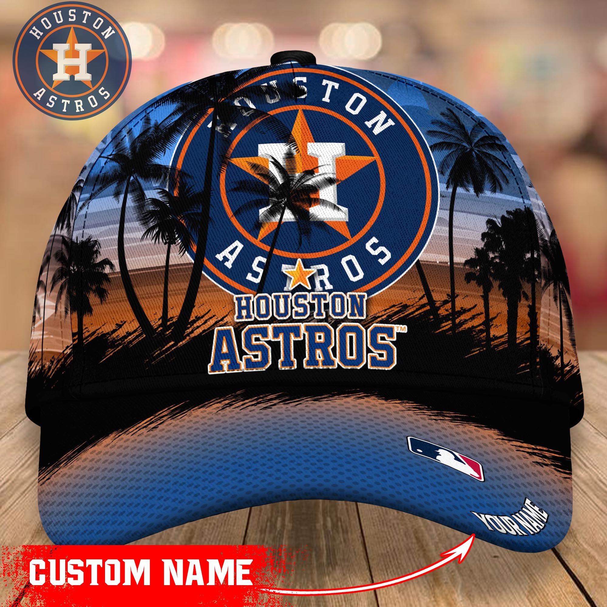 Houston Astros Custom Name Classic, Baseball Caps T-39439