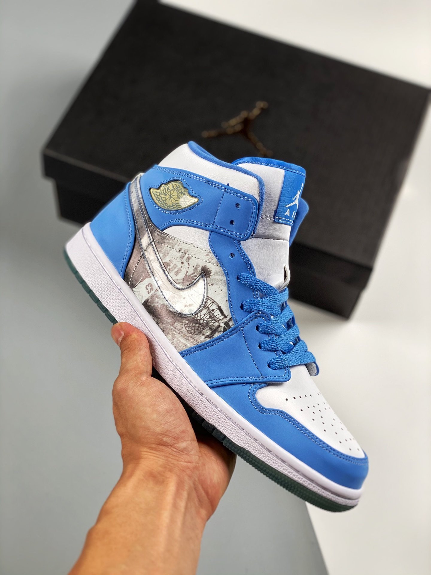 JD 1 Retro Alpha ‘White University Blue’ 316269-142 5341533