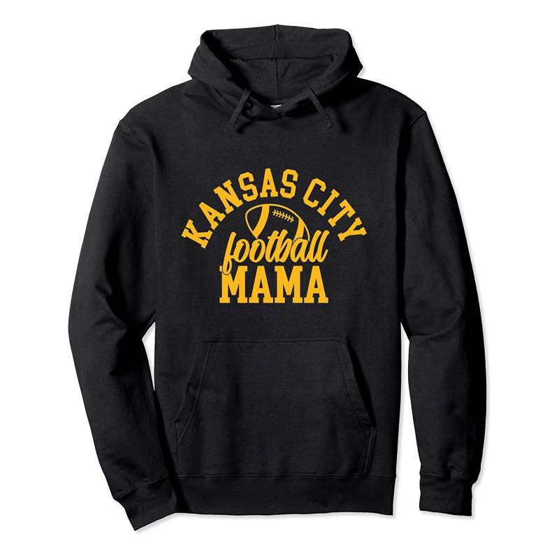 Kansas City Football Mama Fan Gift for Women Pullover Hoodie, T Shirt, Sweatshirt