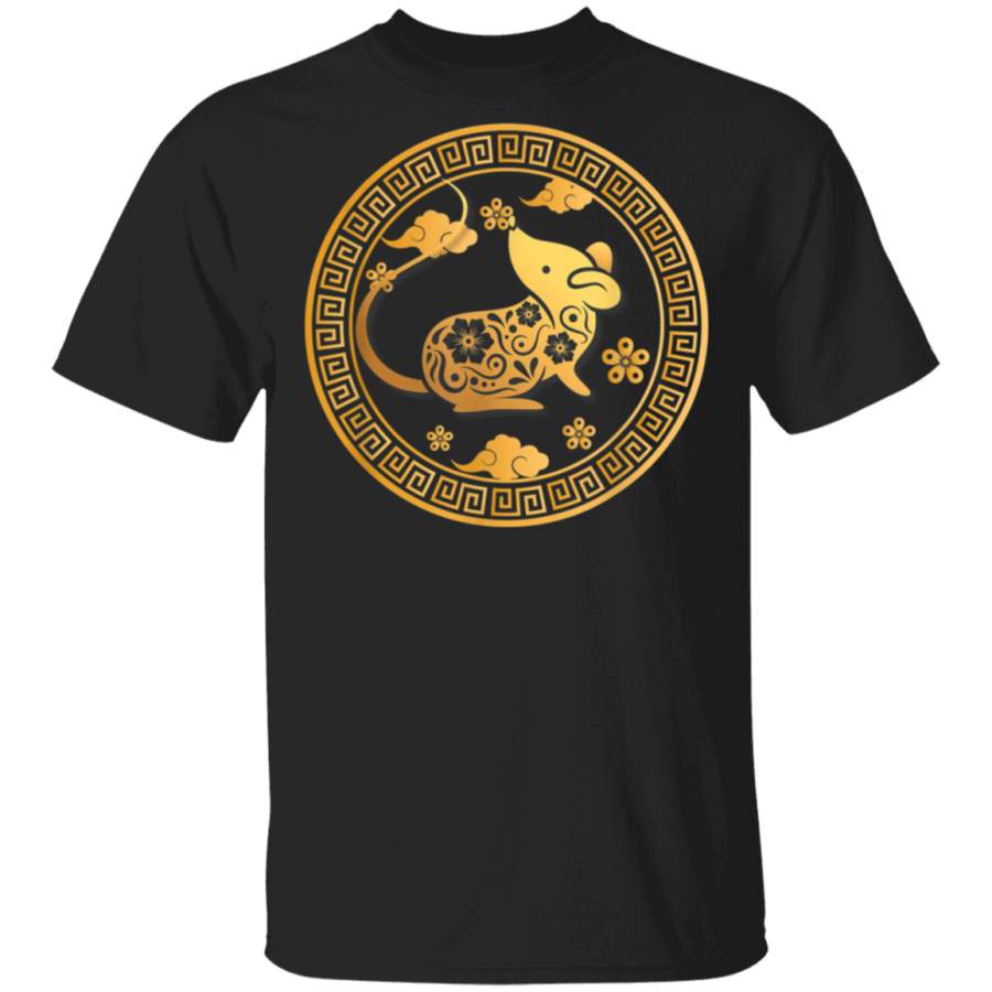 Lucky Money Red Envelope Pocket Rat Year Ingot Coin Bullion T-Shirt