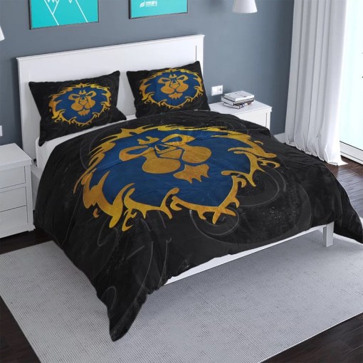 World Of Warcraft 5 Duvet Cover Pillowcase Home Decor 3D Bedding Set 778