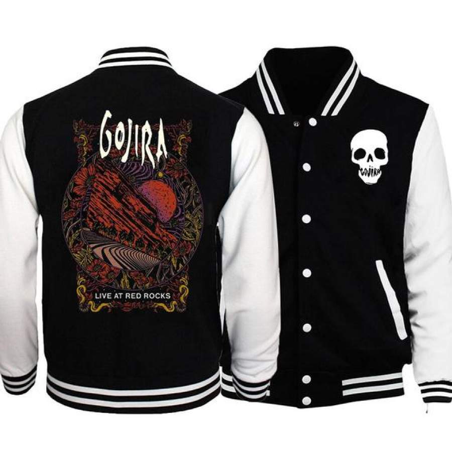 Gojira Heavy Metal Band Baseball Jacket Sweatshirt T-Shirt