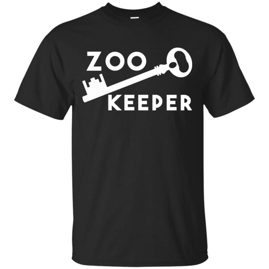 Zookeeper Key Animals Lions Pets Love Exhibits Zoos T-Shirt