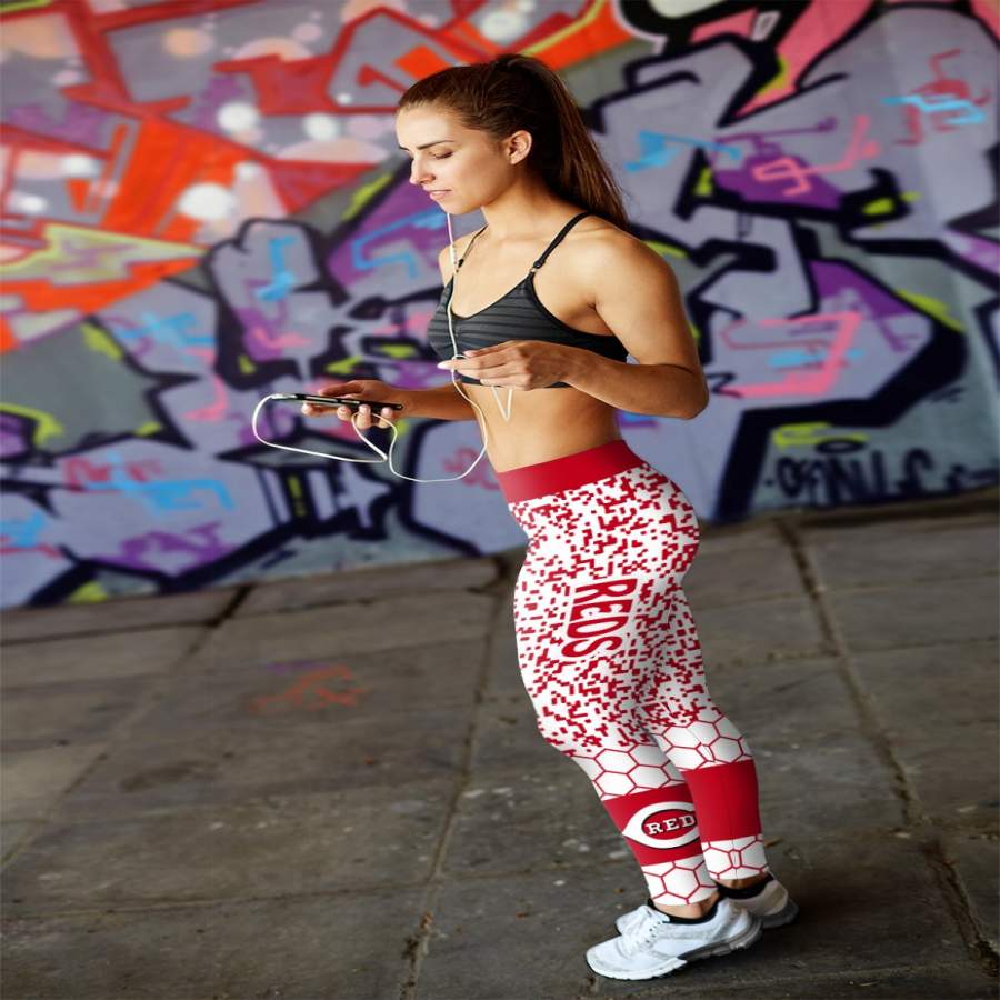 Incredible Patterns Luxury Nice Cincinnati Reds Leggings