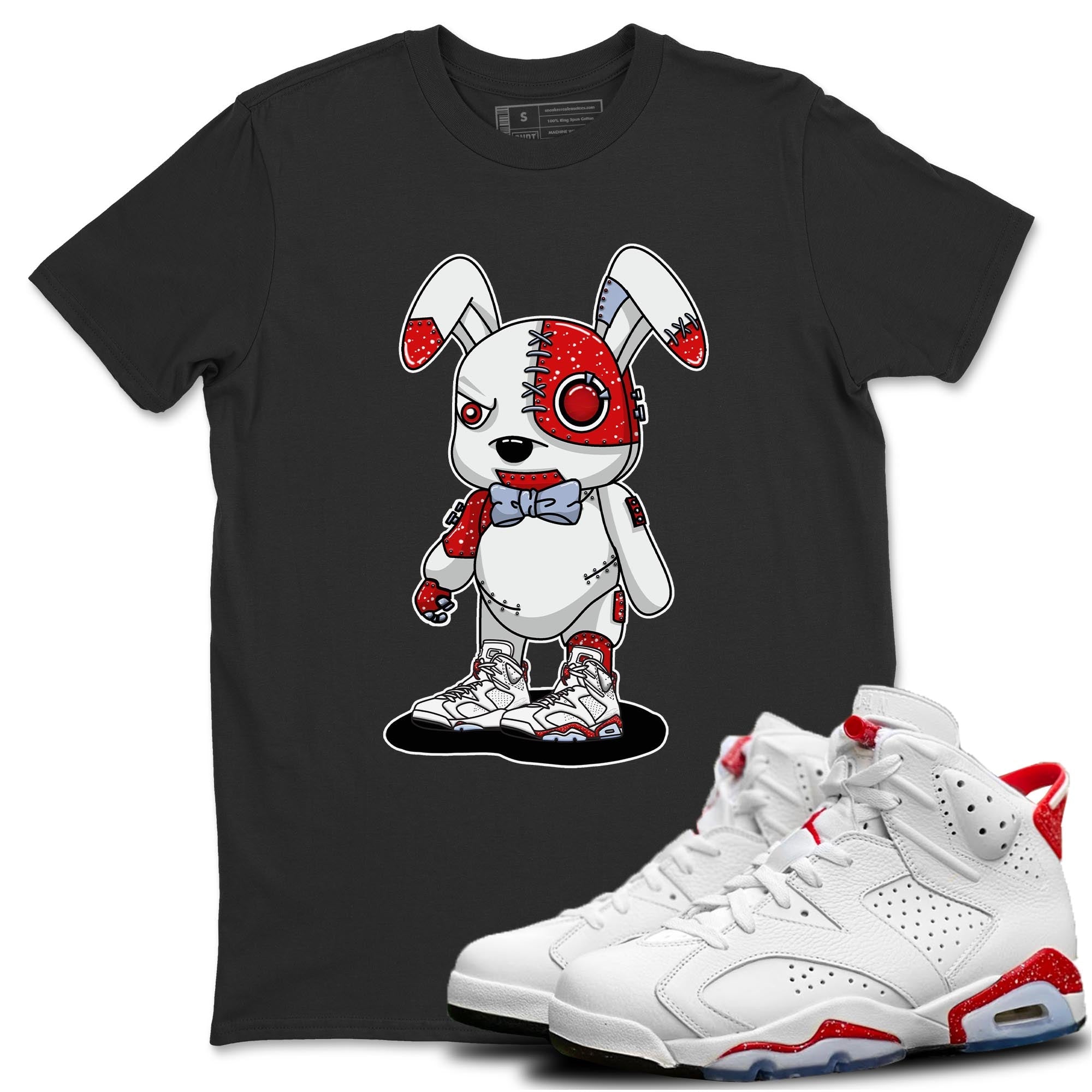 Cyborg Bunny T-Shirt – Air Jordan 6 Red Velvet Cookies