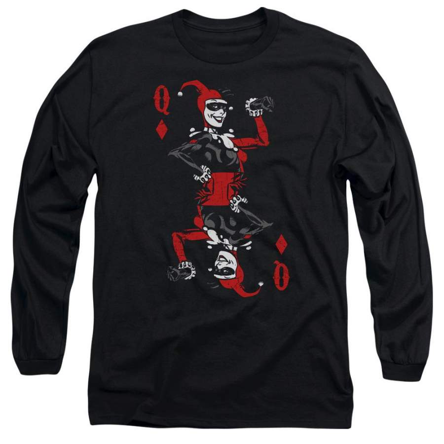 Batman – Quinn Of Diamonds Long Sleeve Adult 18/1