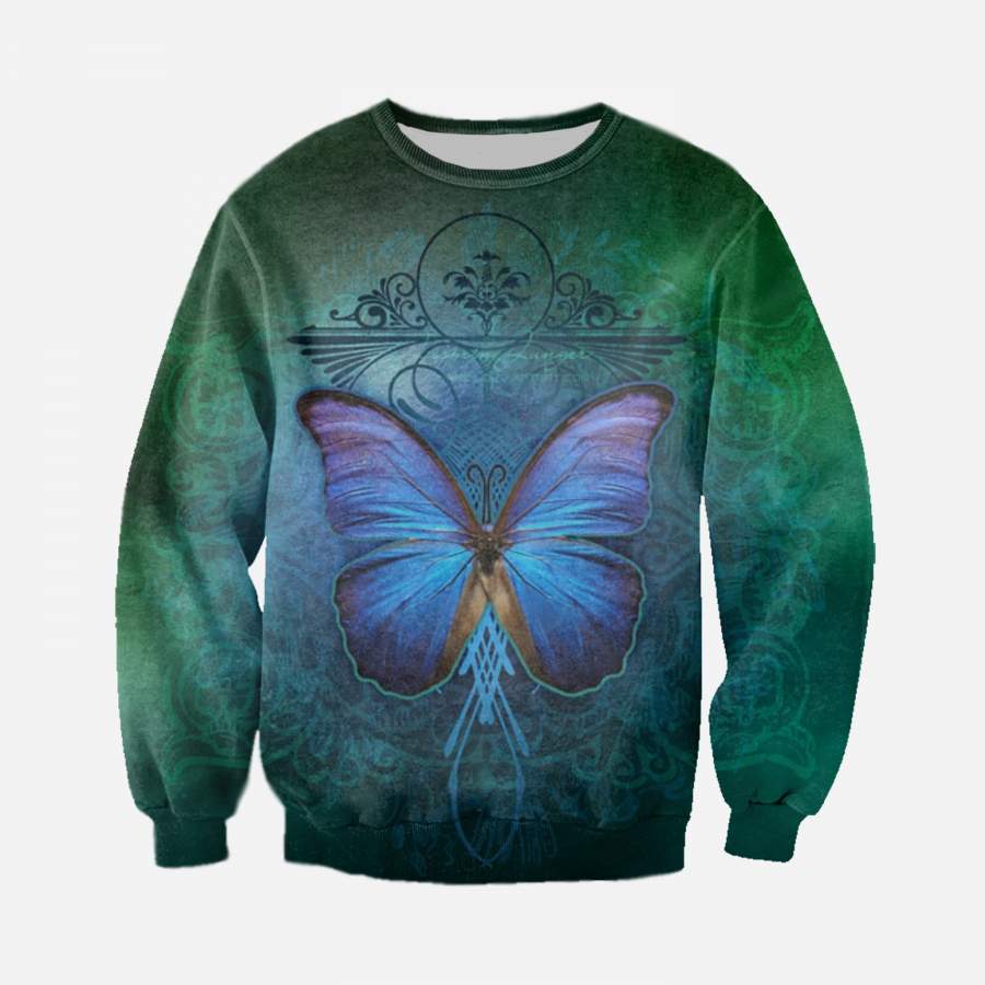 3D All Over Printed Butterfly T-shirt Hoodie