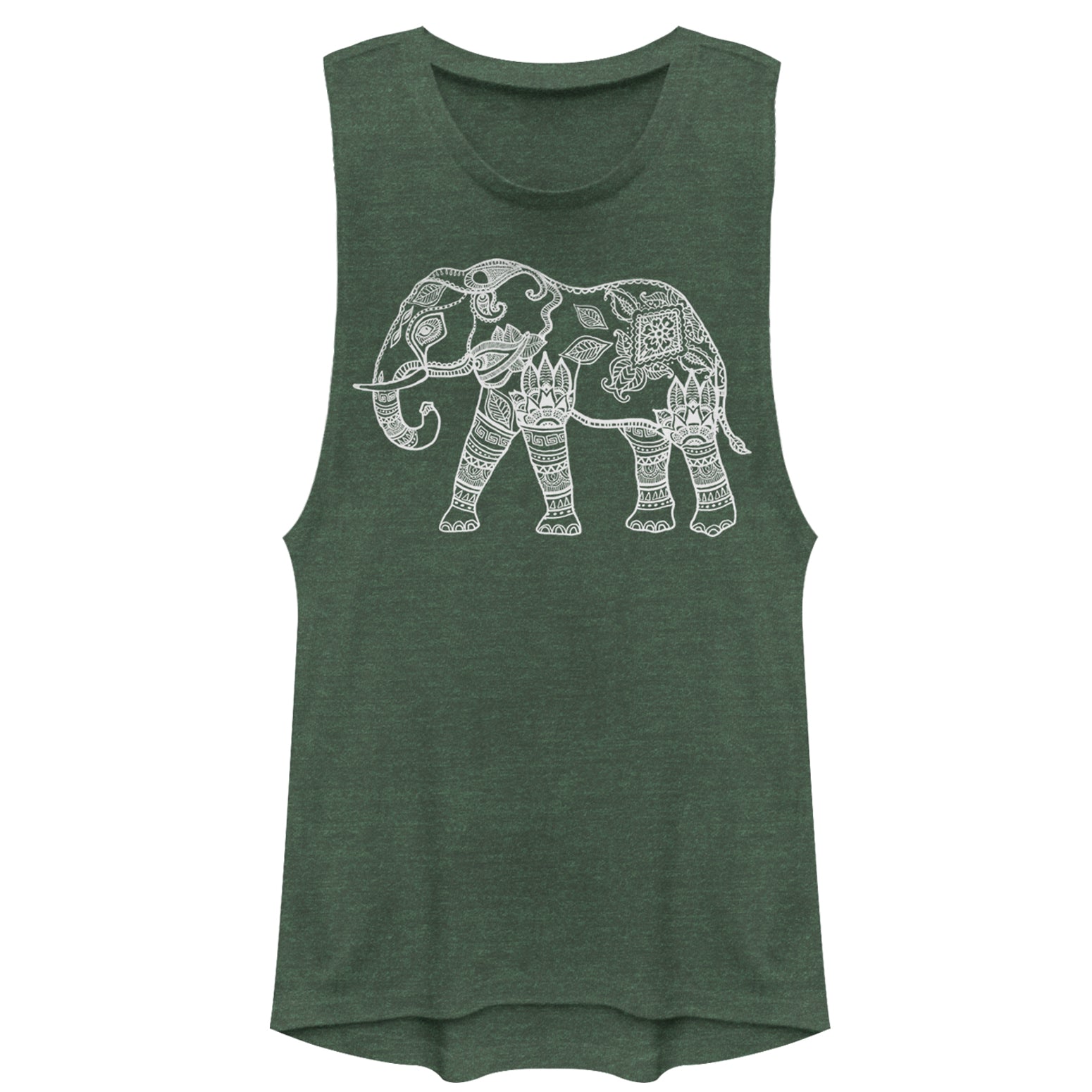 Chin Up Junior’S Zen Elephant  Festival Muscle Tee