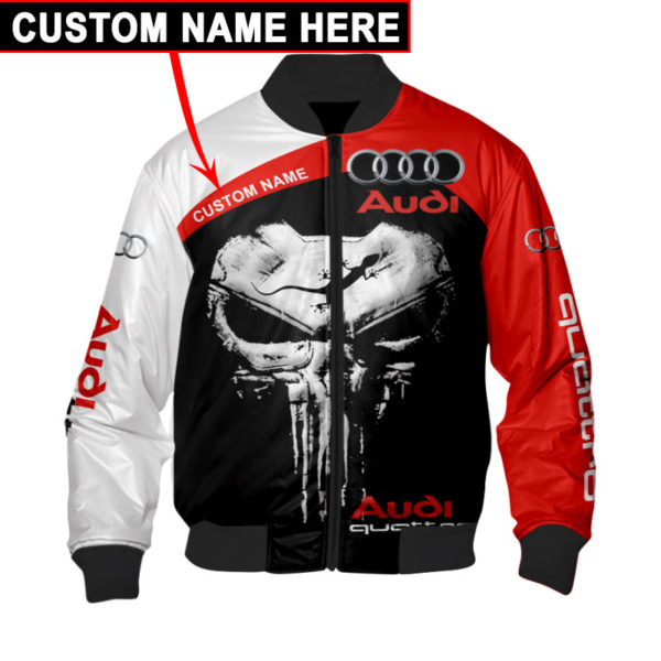 Custom Name Bomber Jacket Audi, Audi 3D Spring Autumn, Mens Casual Jacket Ev19