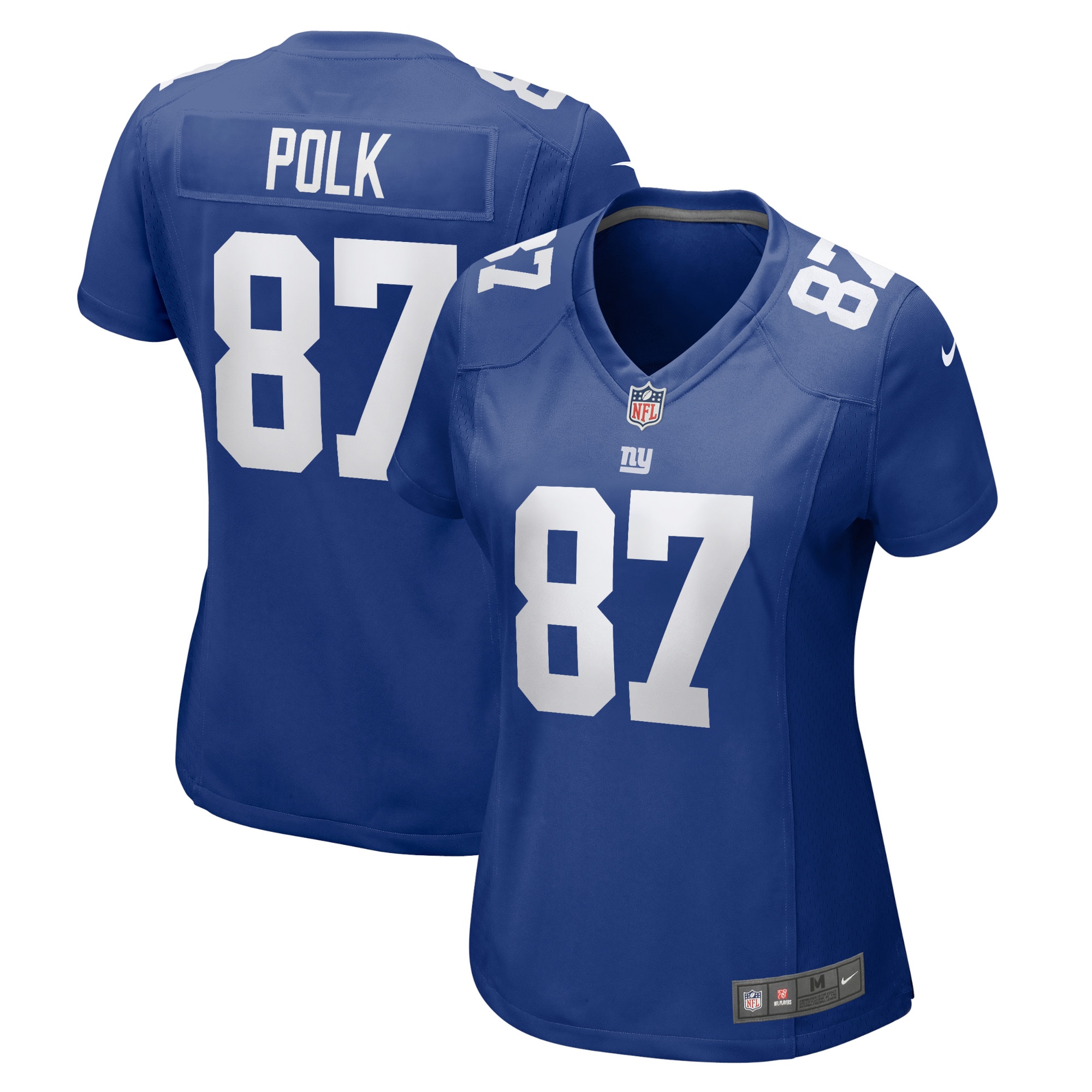 Women’s New York Giants Makai Polk Royal Home Game Player Jersey