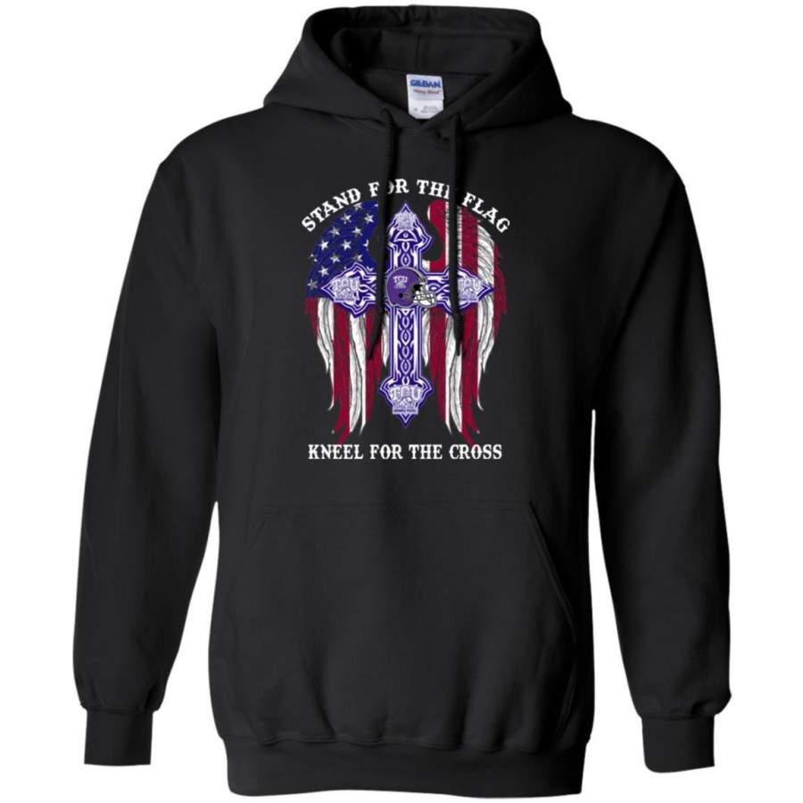 AGR Tcu Horned Frogs Stand For The America Sport Flag Hoodie