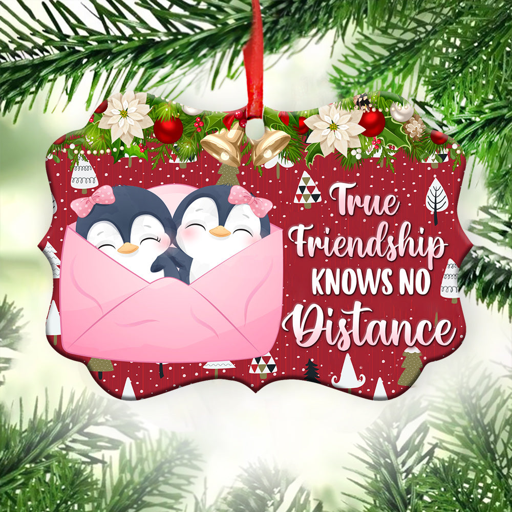 Penguin Bestie True Friendship – Horizontal Ornament