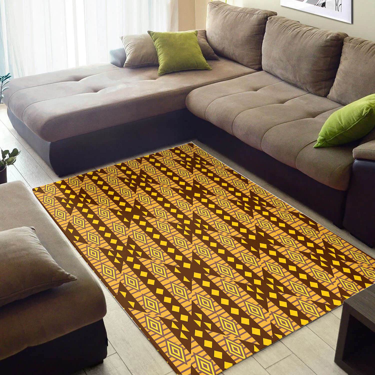 Beautiful African American Rug Amazing Afrocentric Pattern Art African Design Floor Carpet African Inspired Home Decor WBG3442