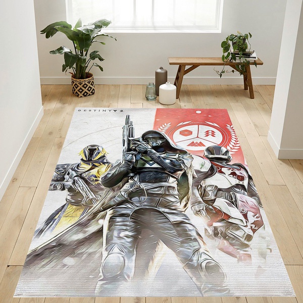 Destiny 2 Trio Area Rug For Gift Living Room Rug US Gift Decor