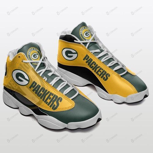 green bay packers air jordan 13 sneakers 367 jd13 sneakers personalized shoes design