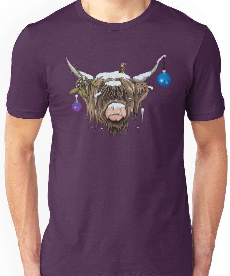 Christmas Highland Cow shirt