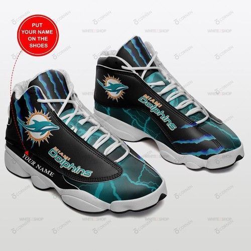 Miami Dolphins Shoes Personalized Air Jordan 13 Sneakers Gift For Fan