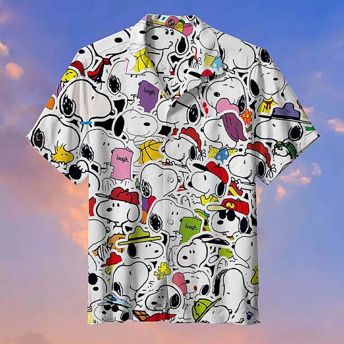 Snoopy Lough Commemorative All Over Print Hawaii Shirt Ha6548