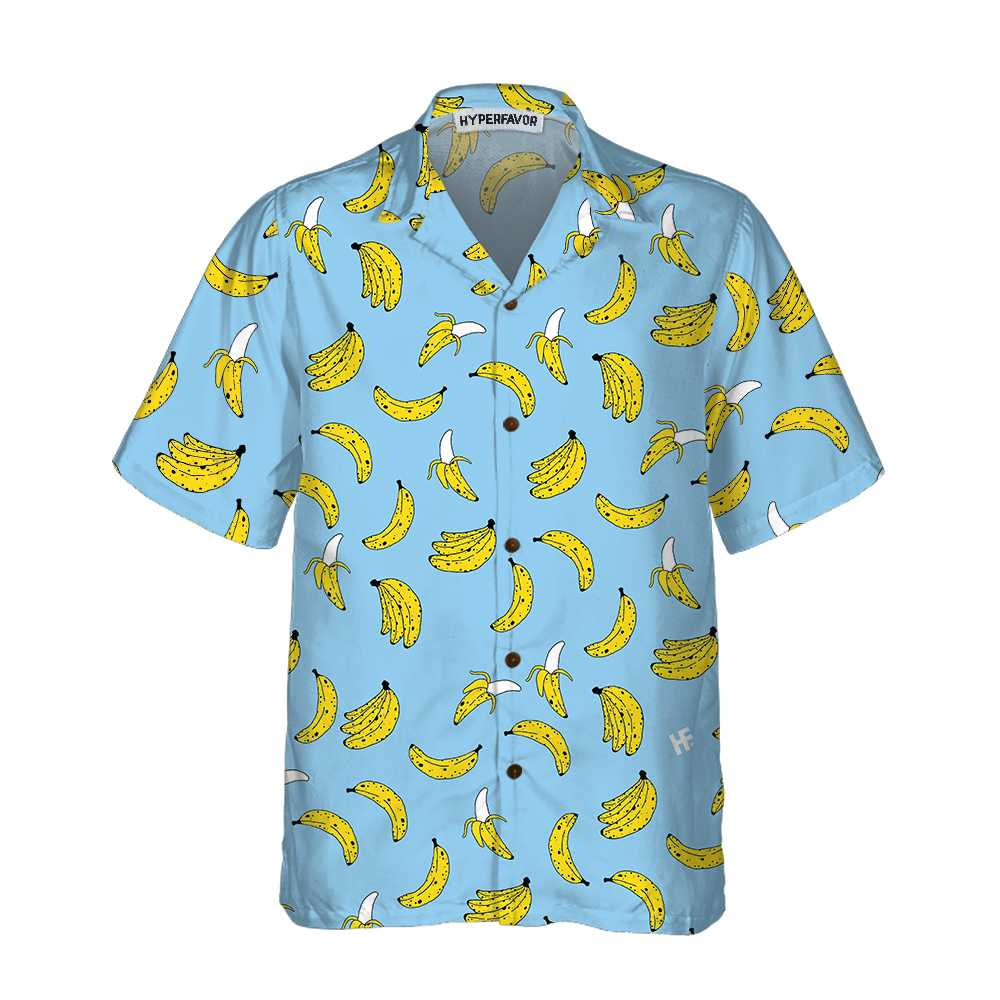 Summer Banana Seamless Pattern Hawaii Funny Shirt For Ha62388