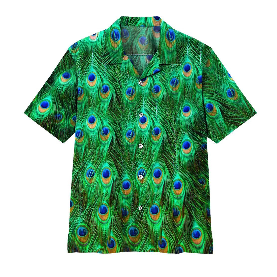 Gearhuman Peacock Hawaiian Shirt Ha43652