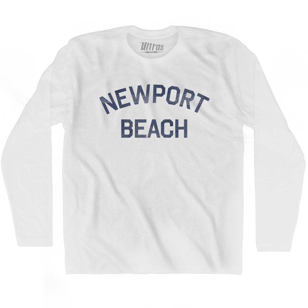 California Newport Beach Adult Cotton Long Sleeve Vintage T-shirt