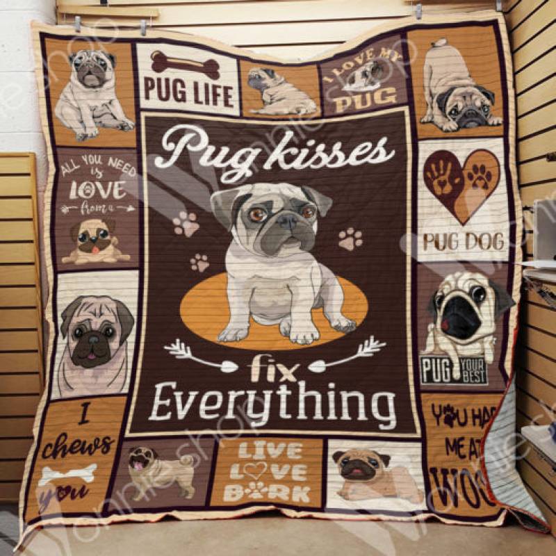 Pug Dog Blanket OCT2801 70O50