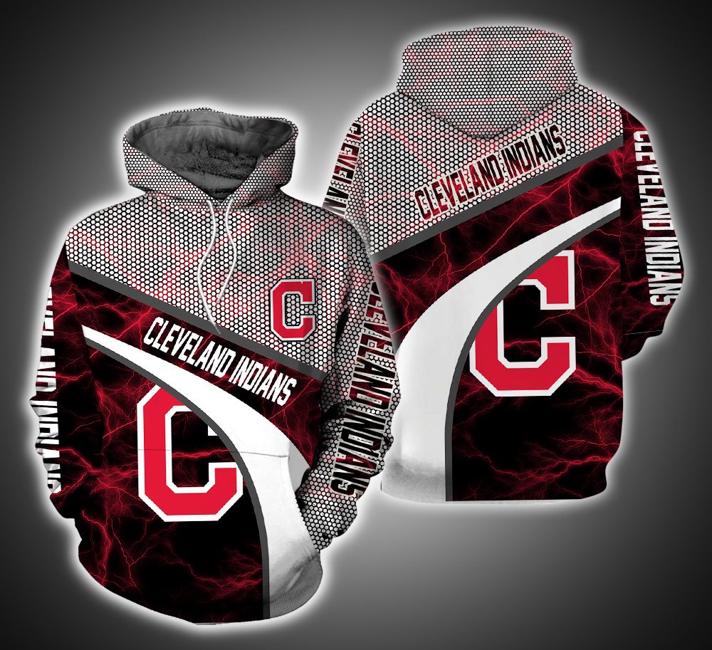 Cleveland Indians Armor Ver.2 3D Print Hoodie