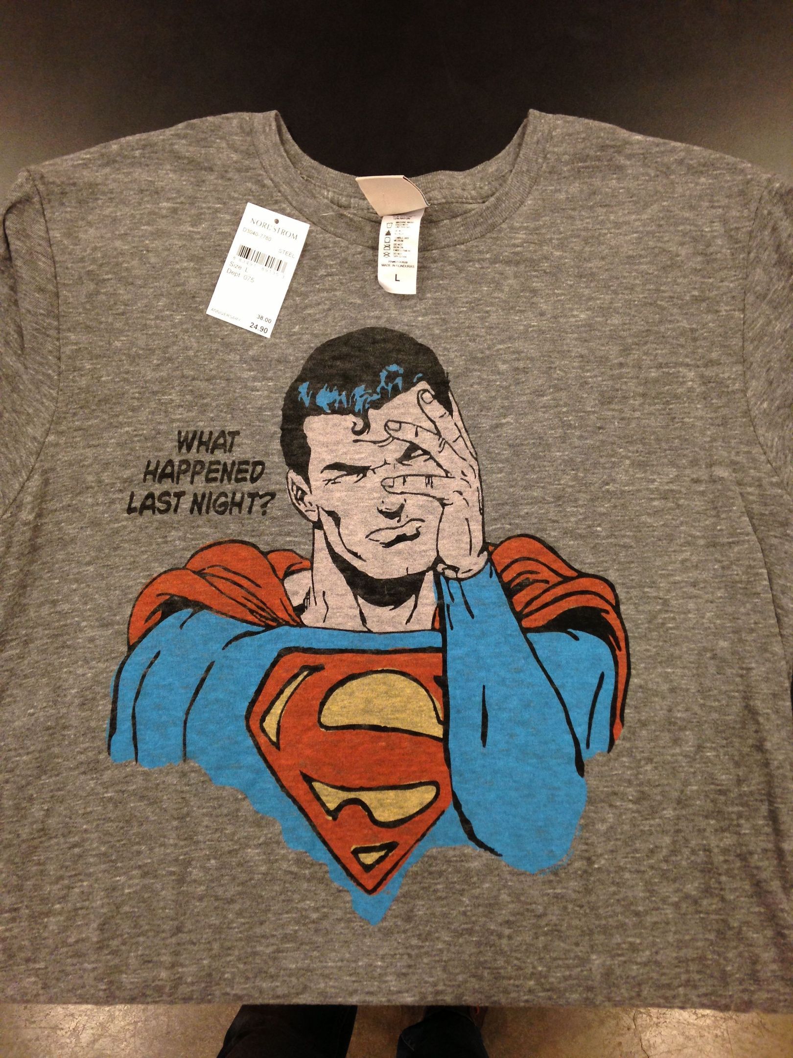 Funny Superman Graphic On Only 24 90 Shirt