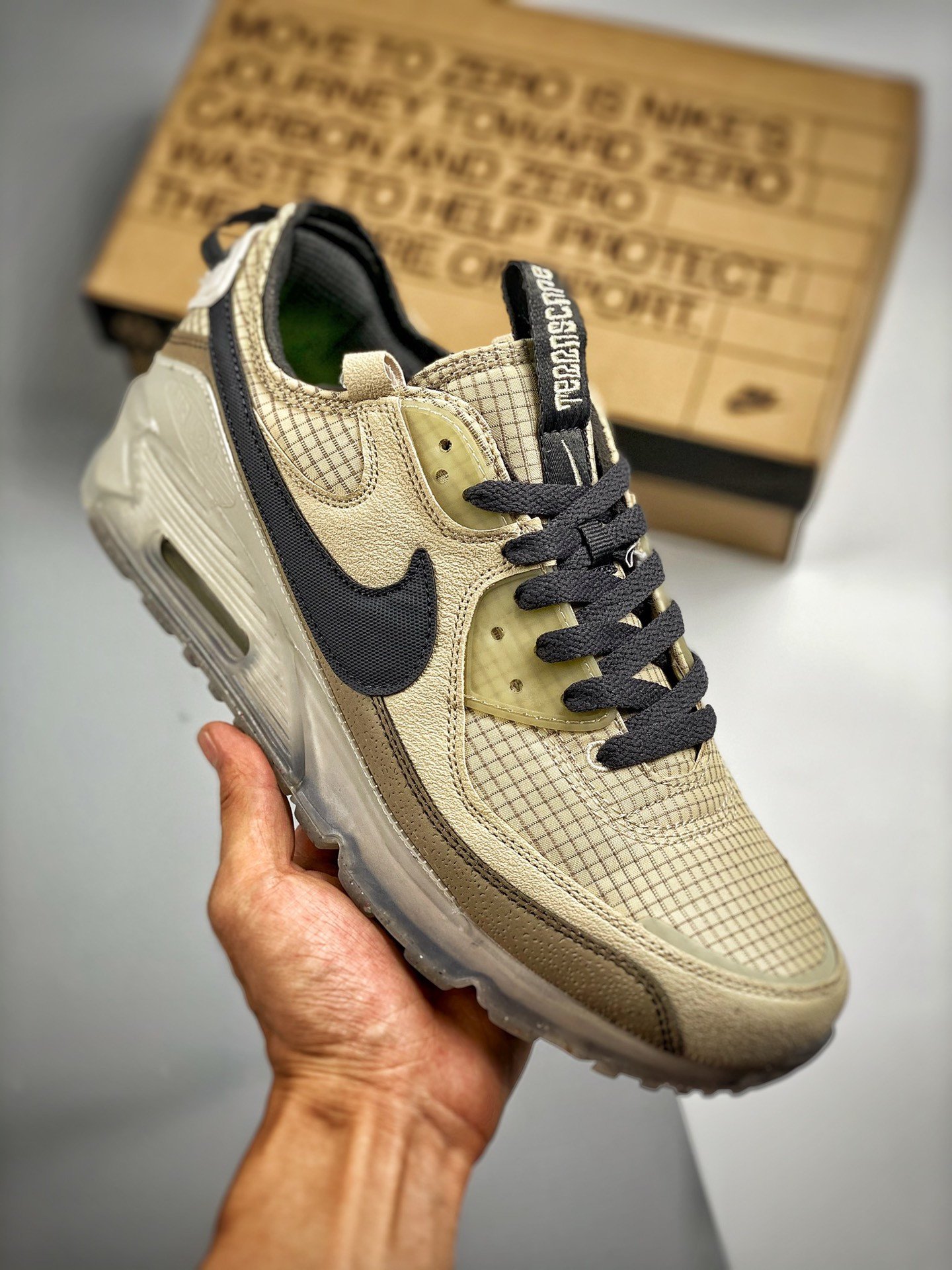 Nike Air Max 90 Terrascape RattanDark Smoke Grey-Khaki-Phantom 5339688