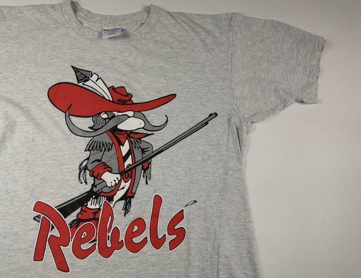 Vintage 80 S 90 S Unlv Runnin Rebels Triblend Shirt