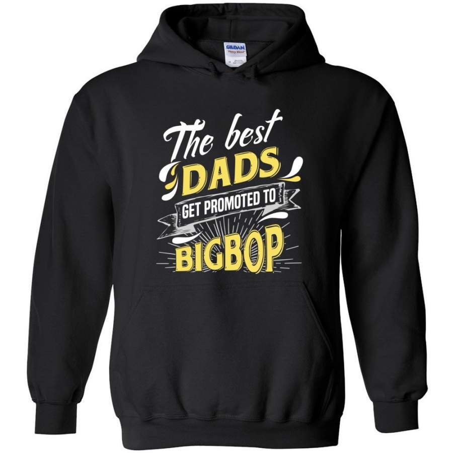 Best Dads Get Promoted To Bigbop Christmas Gift for Grandpa Hoodie